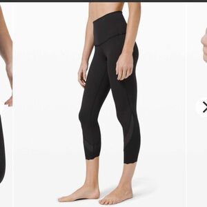Lululemon Wunder Under Scallop Leggings